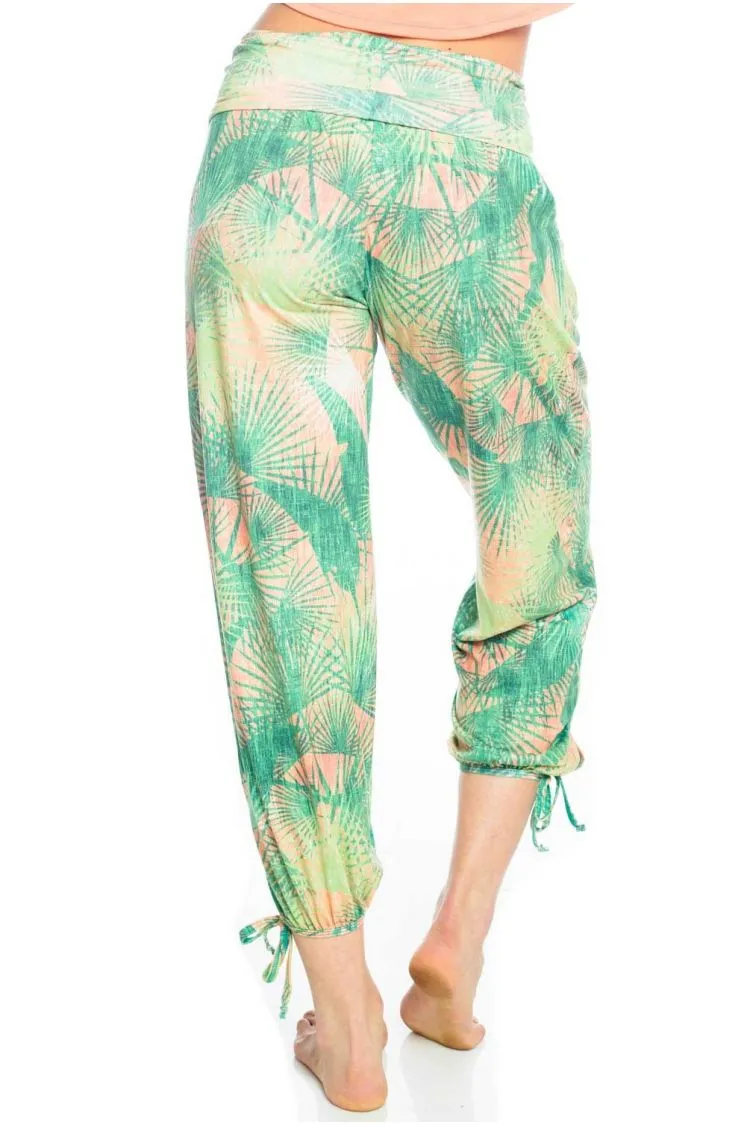 Onzie Hot Yoga Gypsy Pants 212 Retro Palm