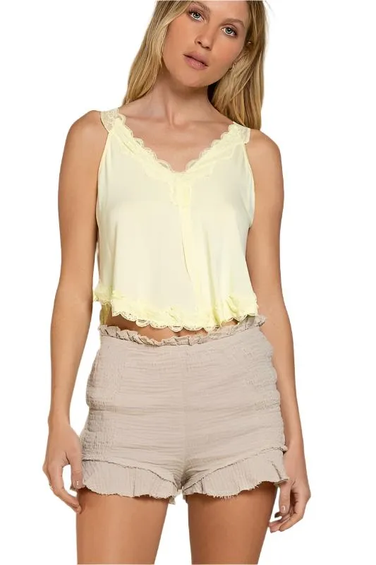 POL Smoked Ruffle Shorts