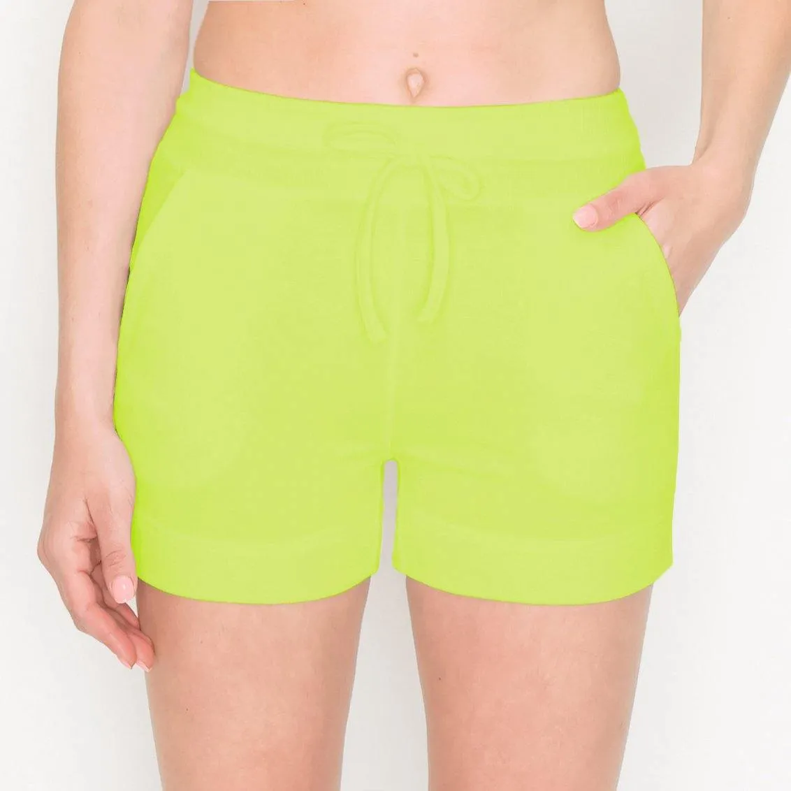 Premium French Terry Short - 3" Shorts for Women Casual Summer for Lounge and Beach Wear