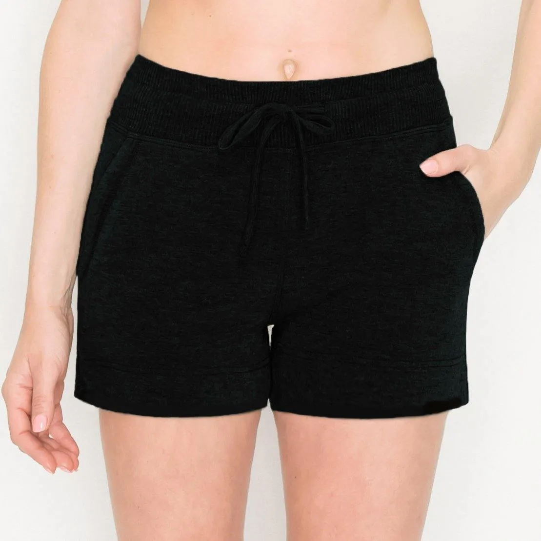 Premium French Terry Short - 3" Shorts for Women Casual Summer for Lounge and Beach Wear