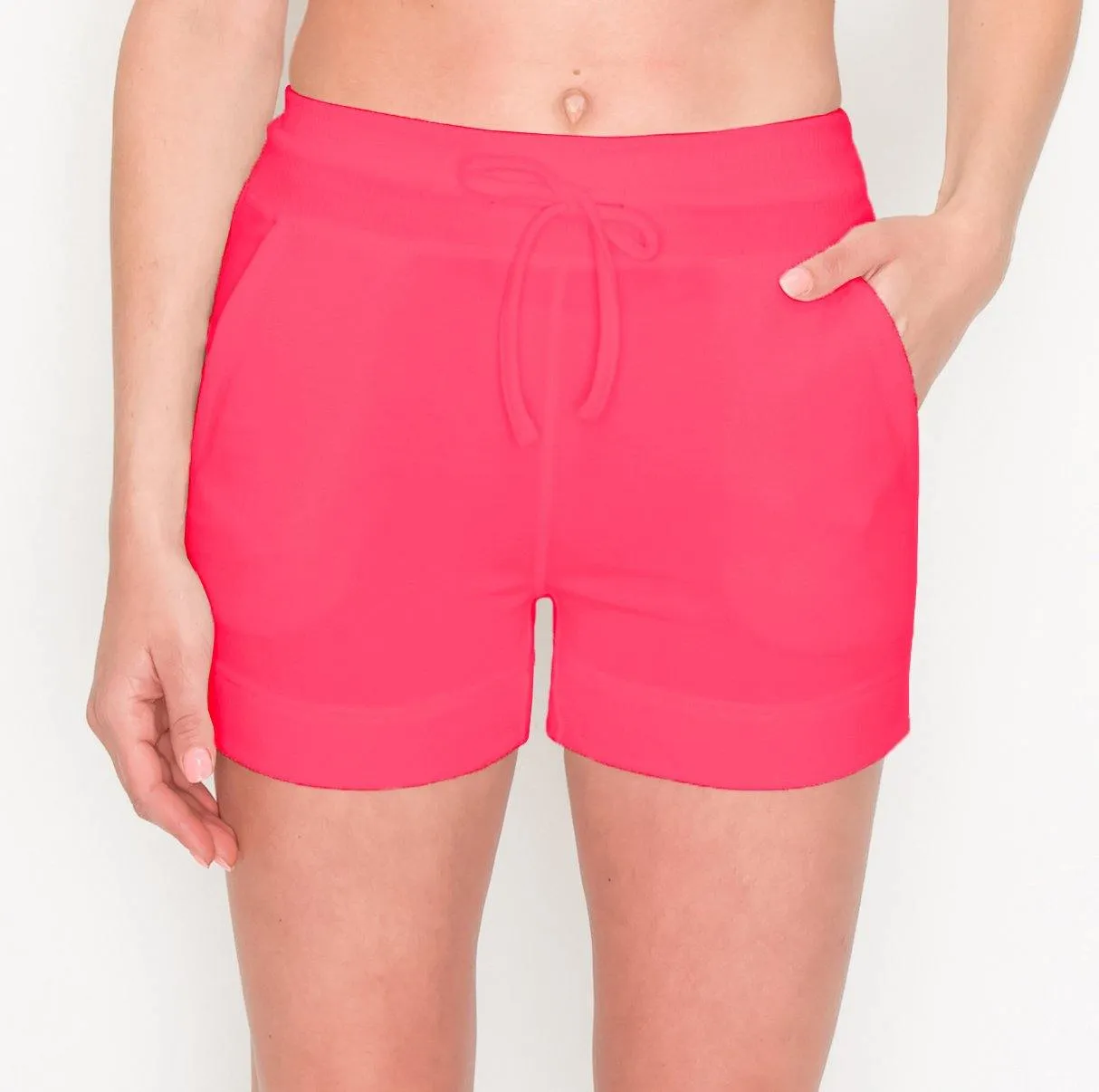 Premium French Terry Short - 3" Shorts for Women Casual Summer for Lounge and Beach Wear