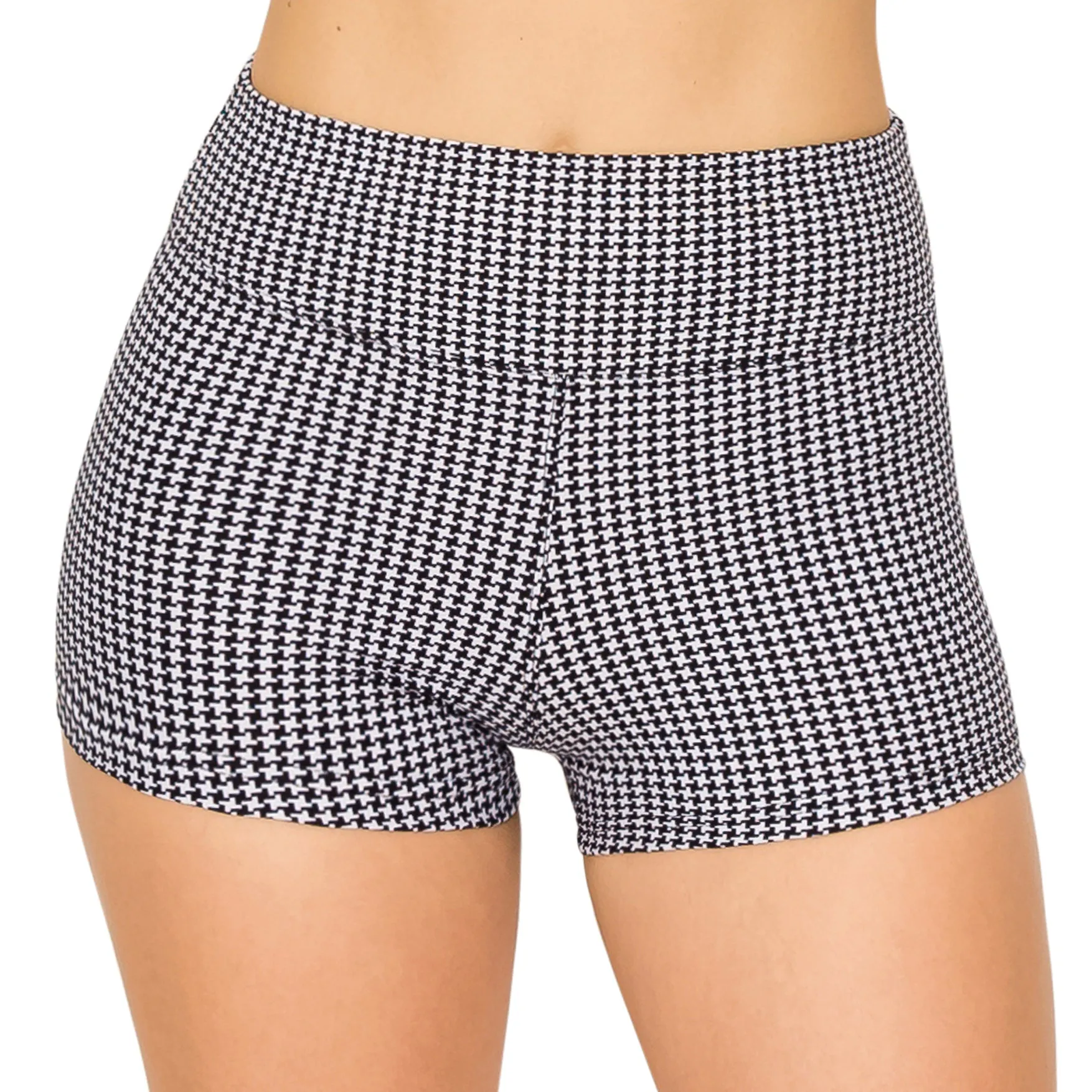 Print Design Yoga Shorts - 3" Waistband