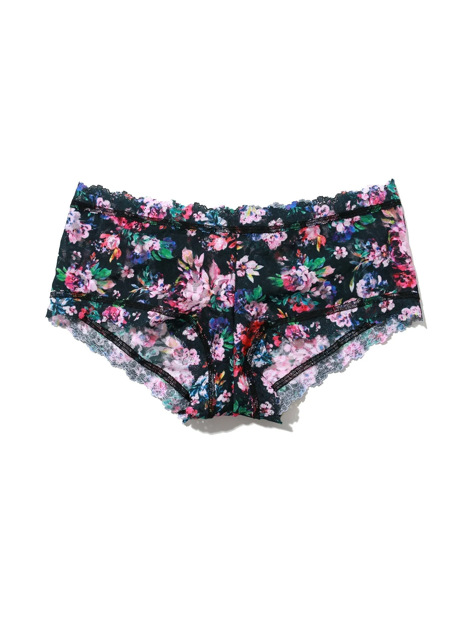 Printed Signature Lace® Boyshort Dark Peonies Sale