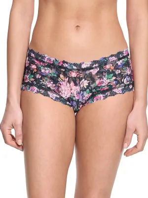 Printed Signature Lace® Boyshort Dark Peonies Sale