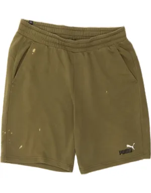 PUMA Mens Sport Shorts XL  Khaki Cotton