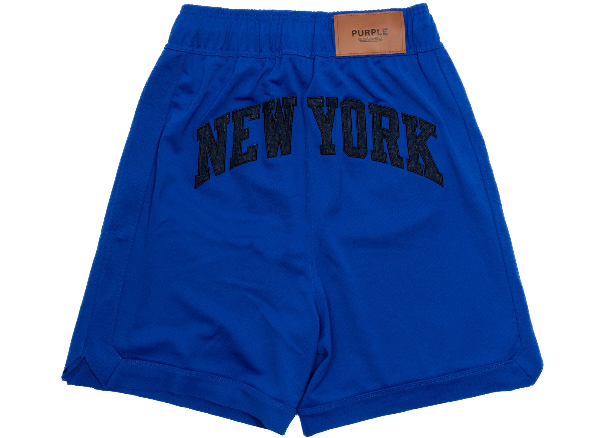 Purple Brand New York Knicks Mesh Shorts