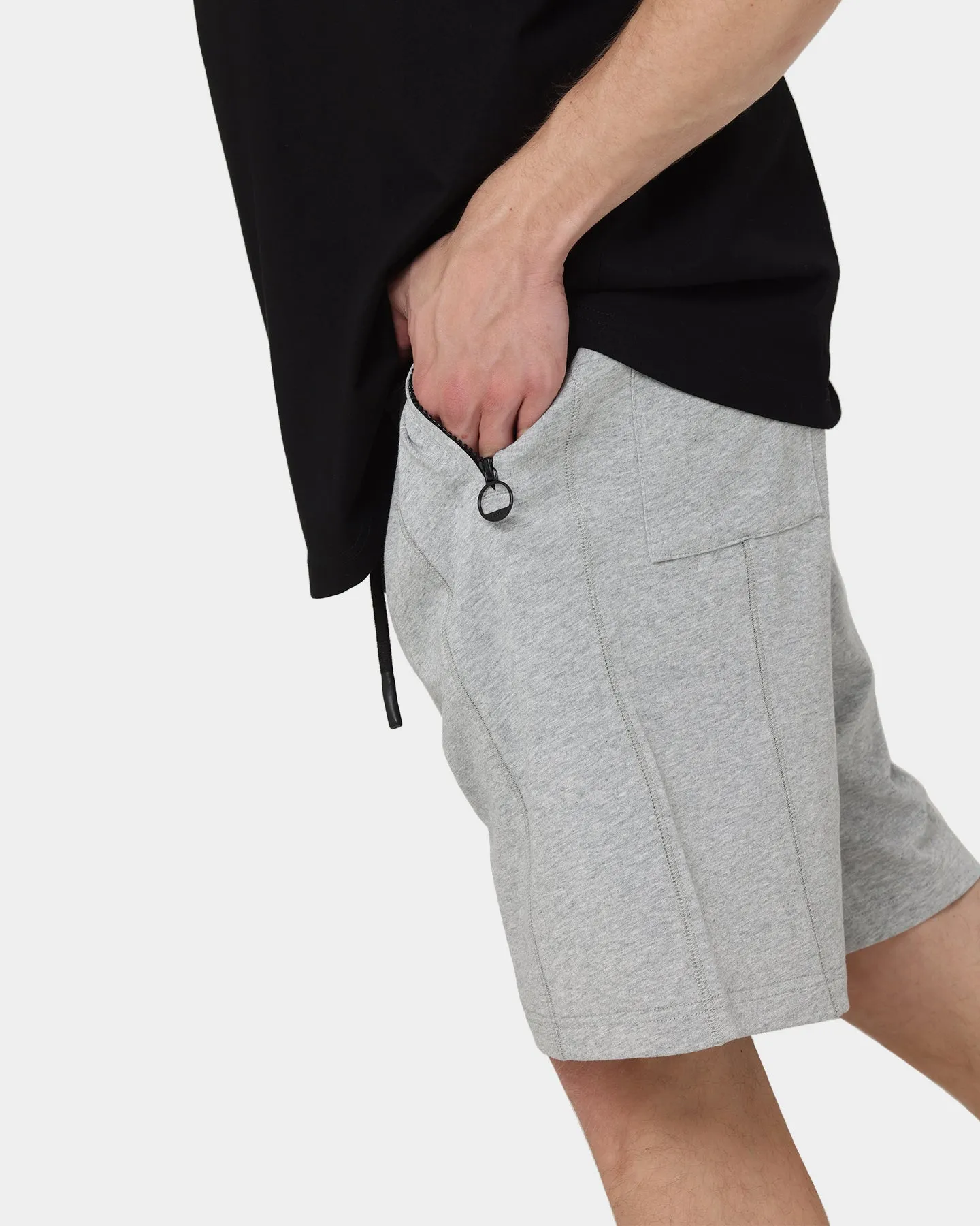PYRA Minds Jersey Shorts Grey Marle