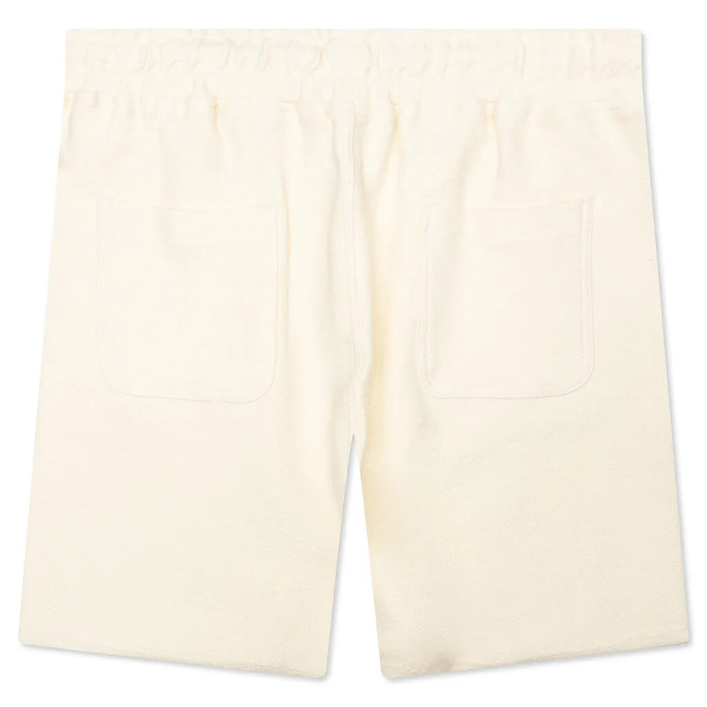 Race Herringbone Short - White
