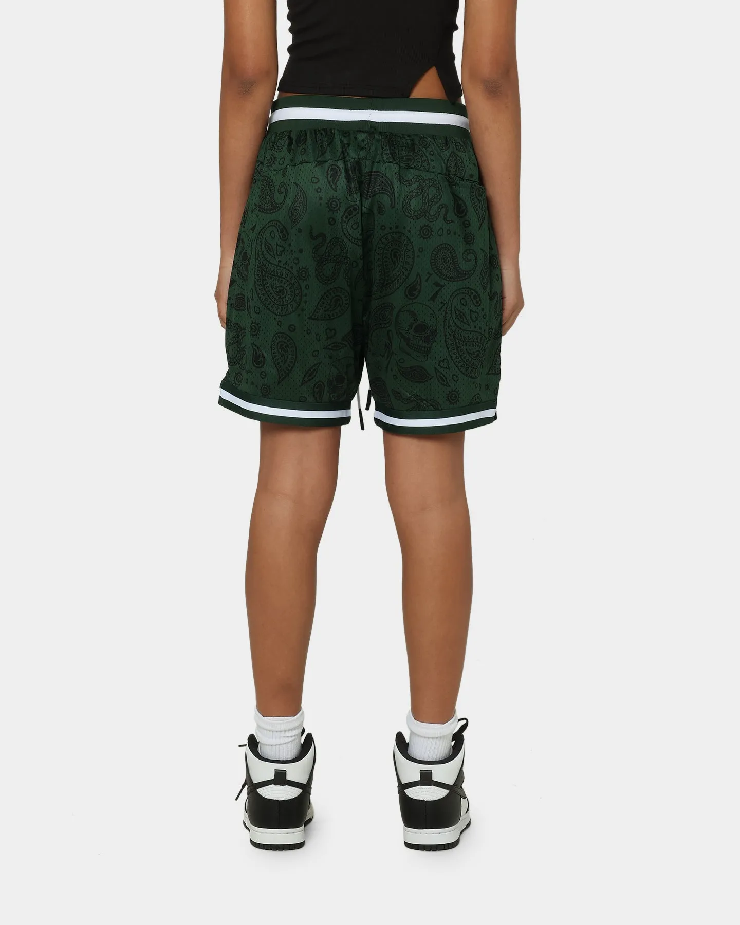 Saint Morta Paisley Olympus Ball Shorts Green/White