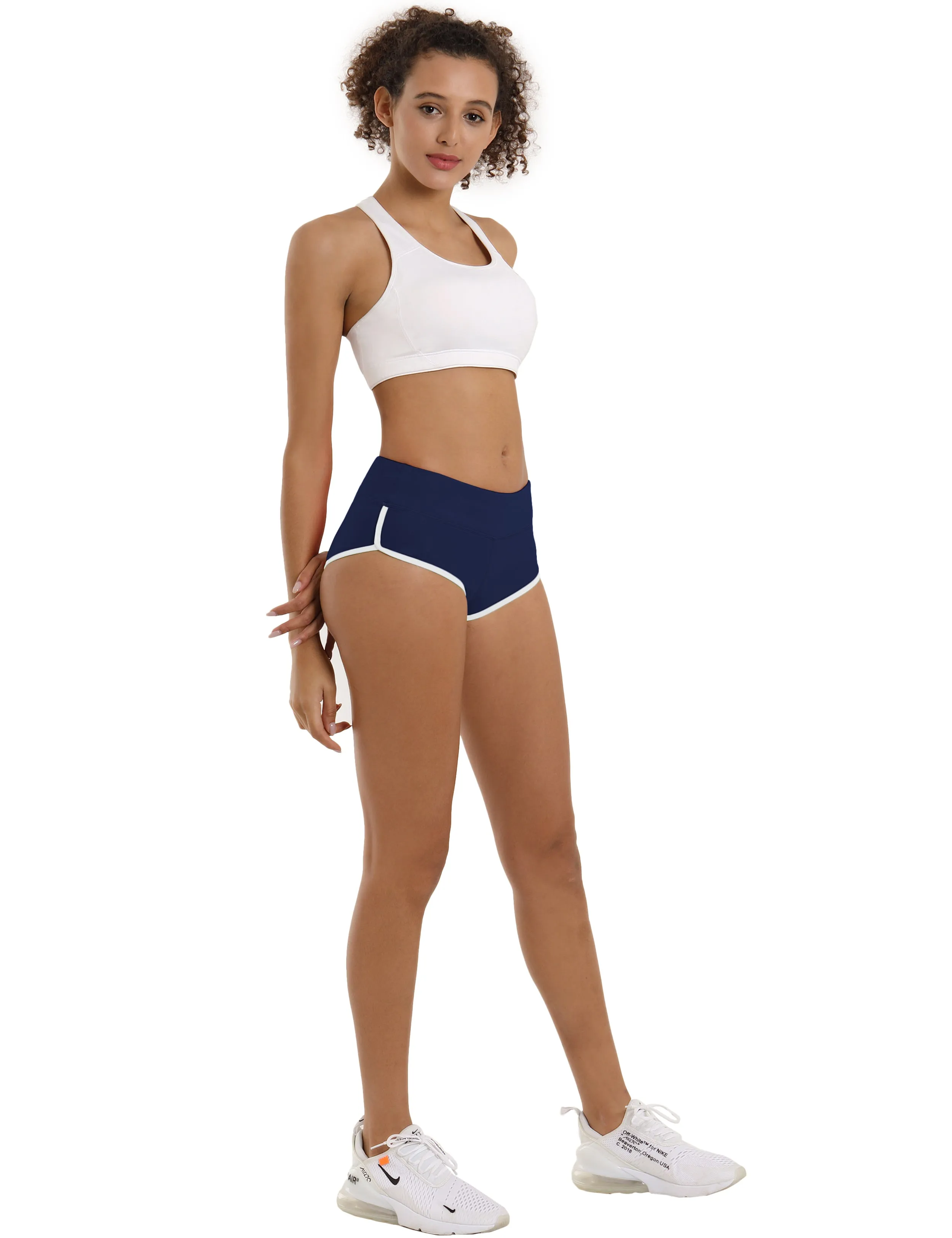 Sexy Booty Tall Size Shorts darknavy_Tall Size