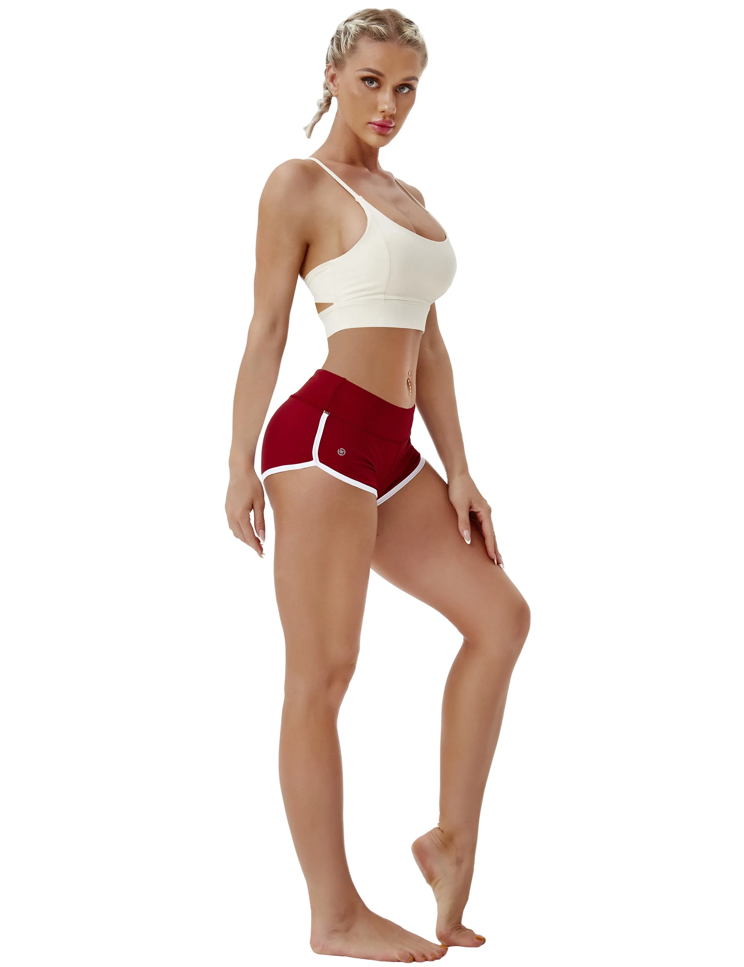 Sexy Booty yogastudio Shorts cherryred_yogastudio