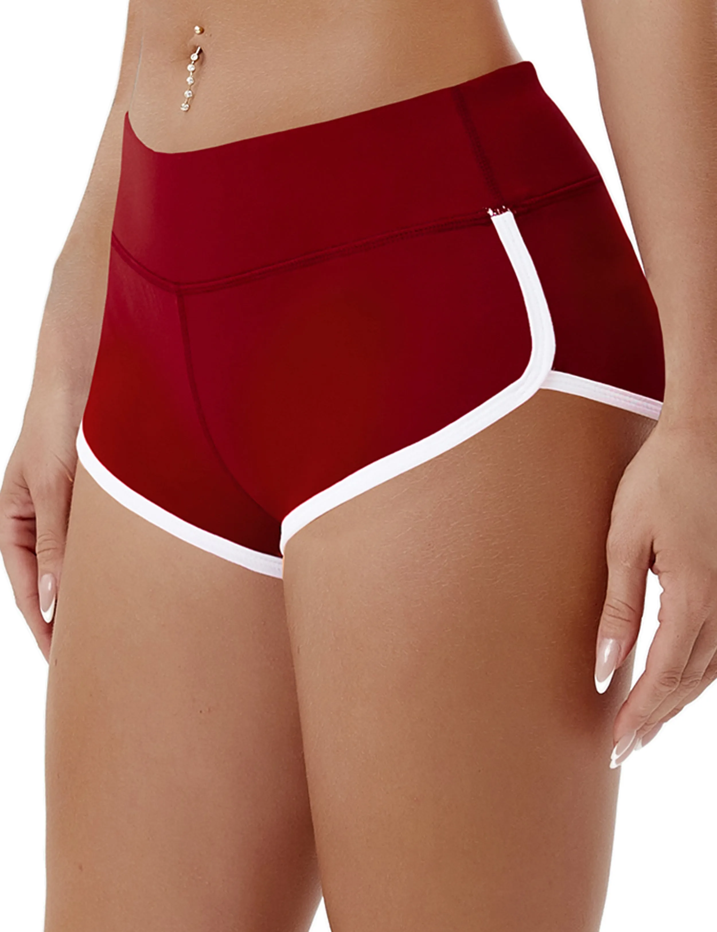 Sexy Booty yogastudio Shorts cherryred_yogastudio