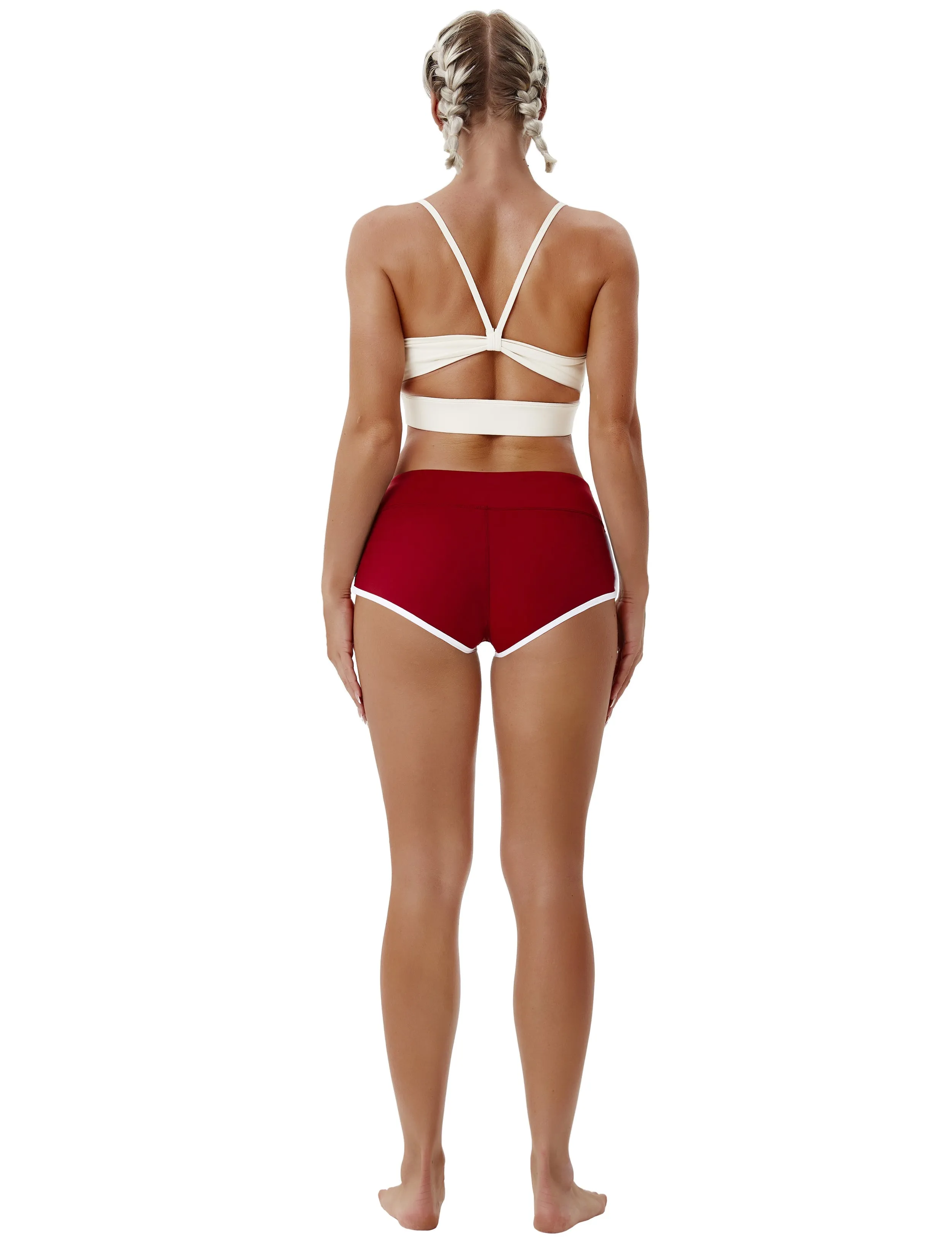 Sexy Booty yogastudio Shorts cherryred_yogastudio