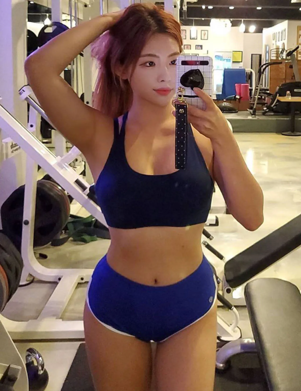 Sexy Booty yogastudio Shorts navy ins_yogastudio