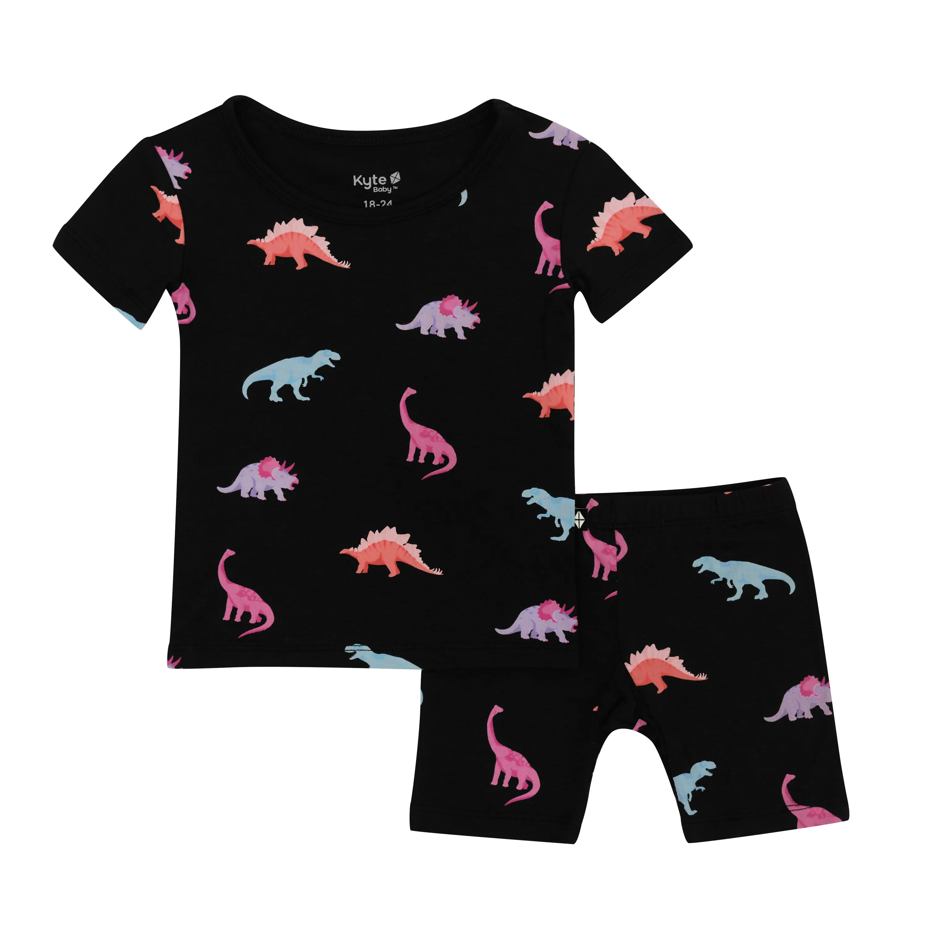 Short Sleeve Pajamas in Midnight Roar