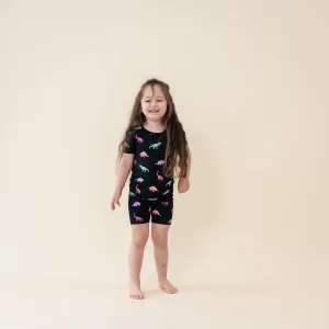 Short Sleeve Pajamas in Midnight Roar