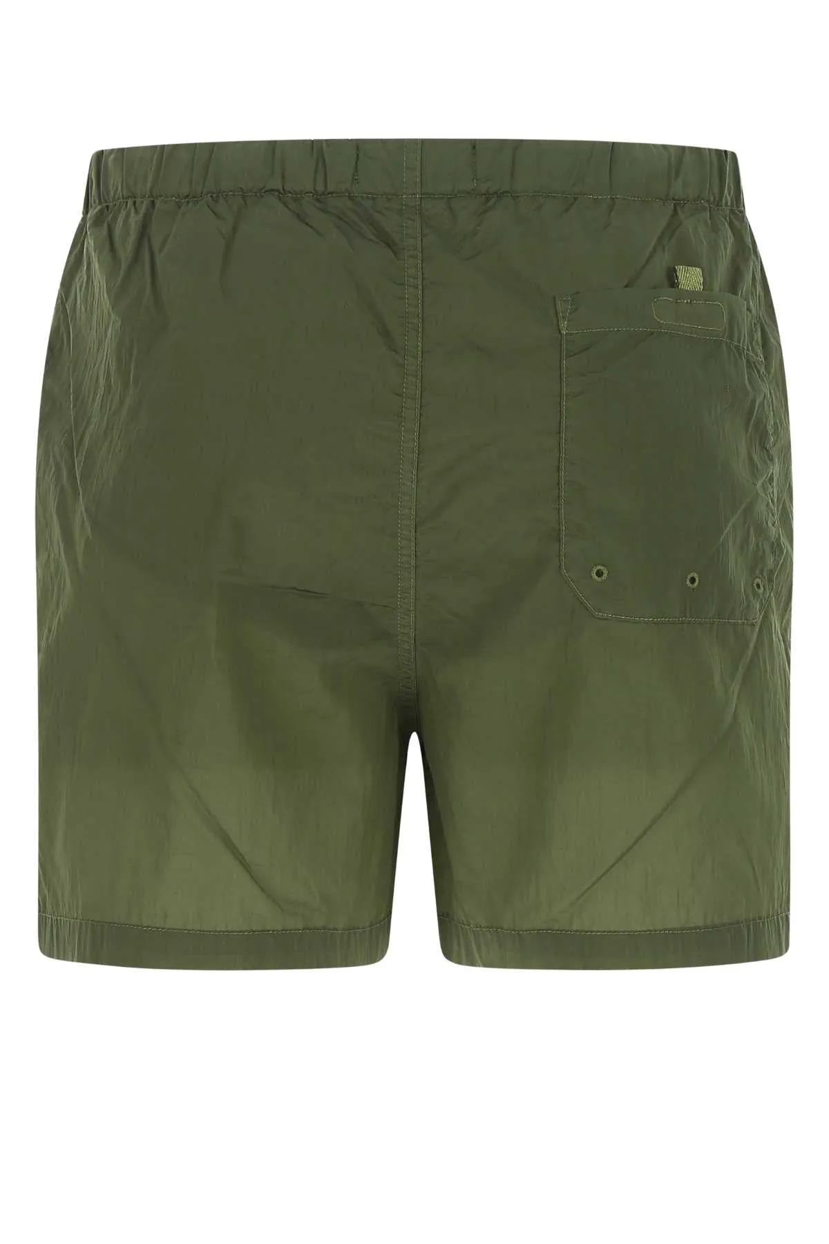 Stone Island Compass-Patch Drawstring Swim Shorts