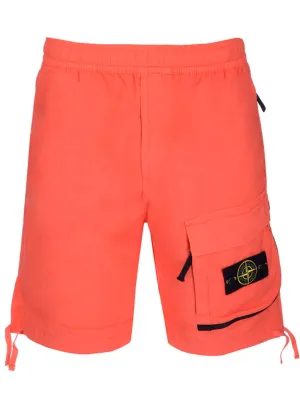 Stone Island Logo Patch Bermuda Shorts
