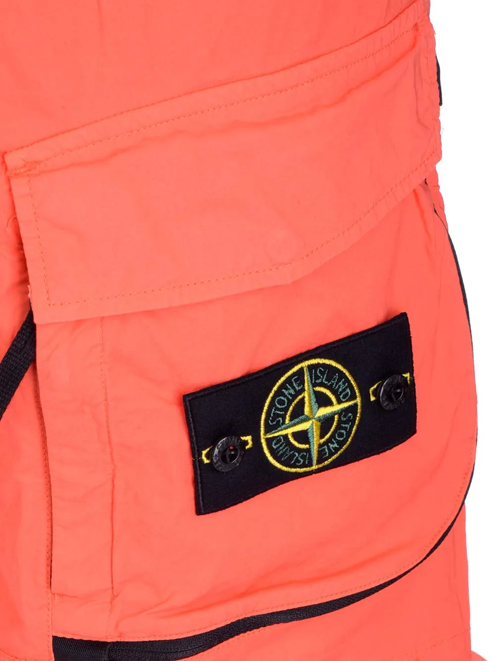 Stone Island Logo Patch Bermuda Shorts