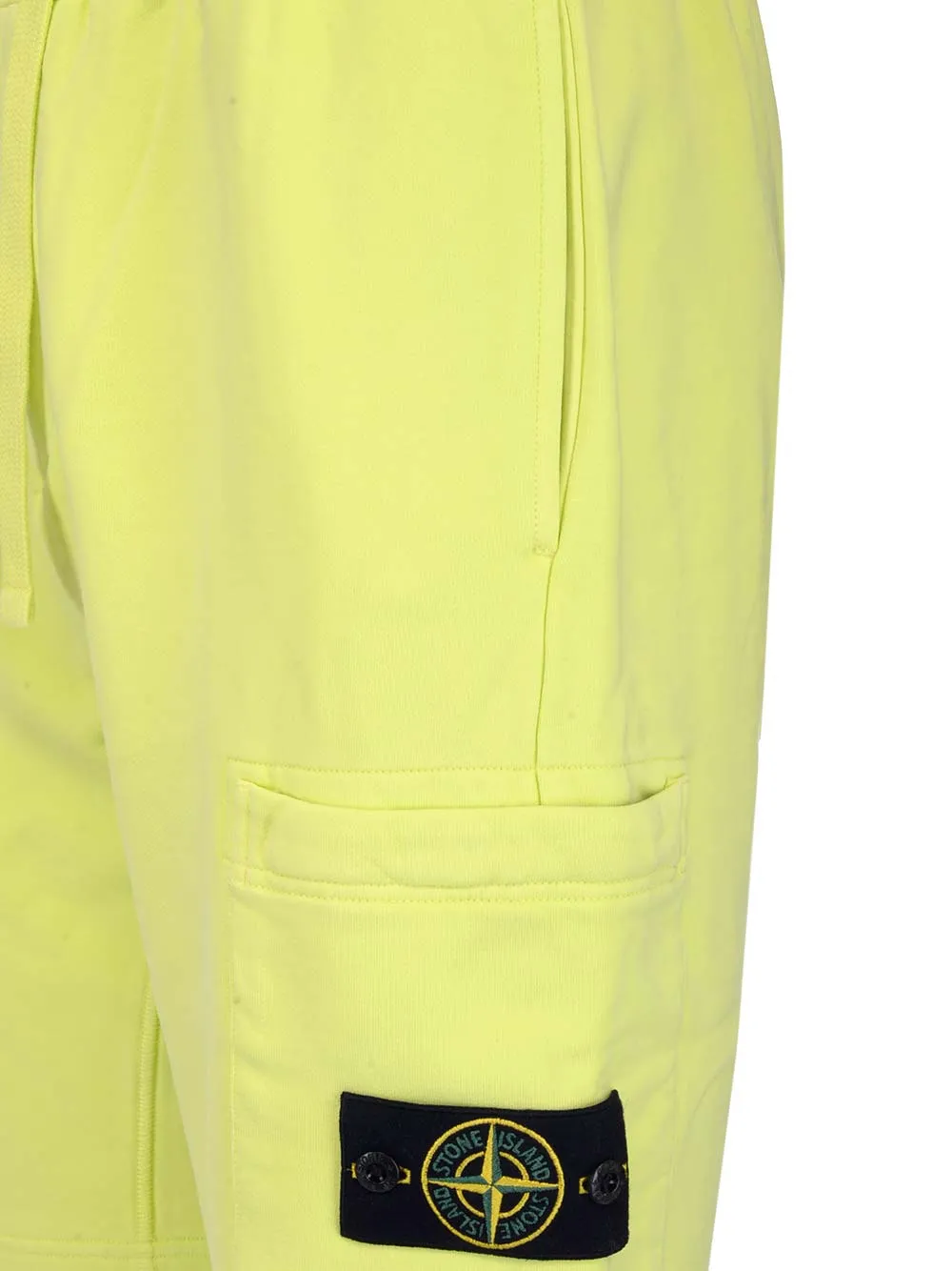 Stone Island Logo Patch Drawstring Track Shorts