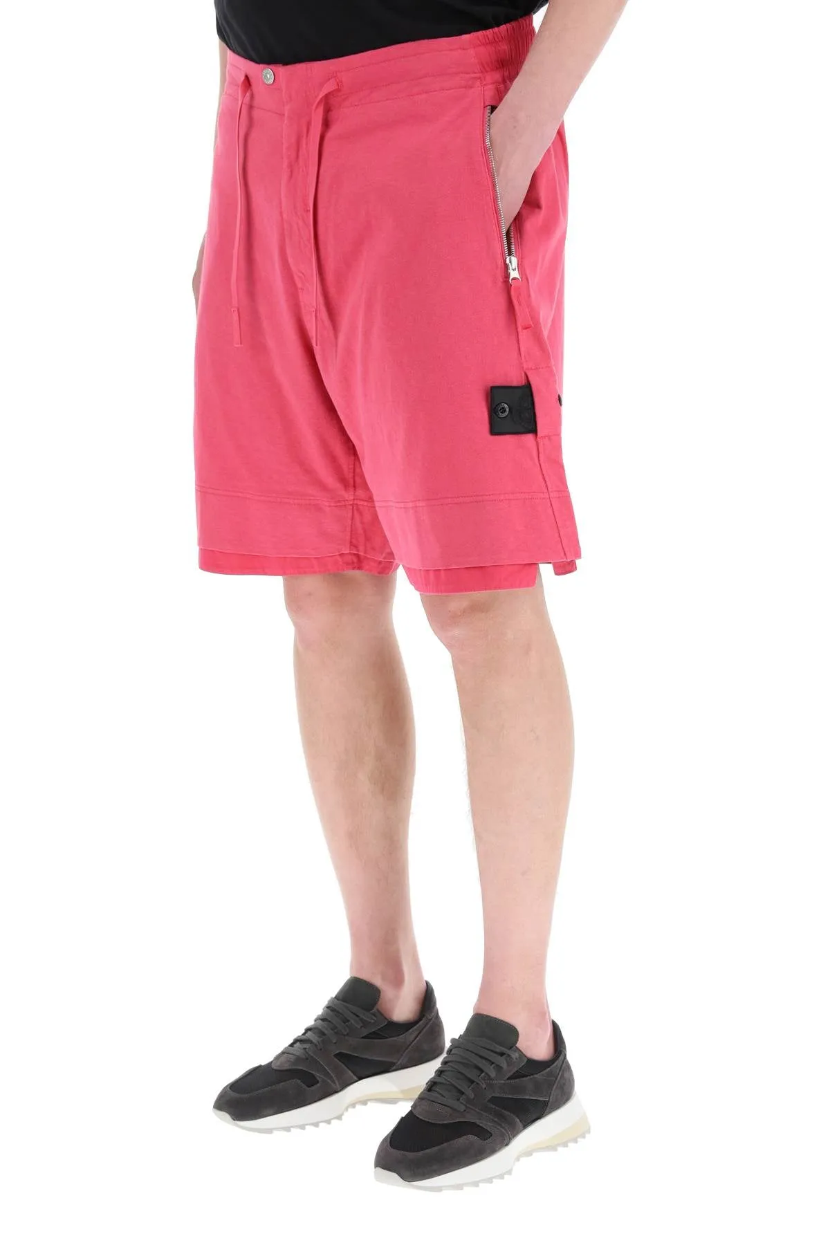 Stone Island Shadow Project Elasticated Waist Bermuda Shorts