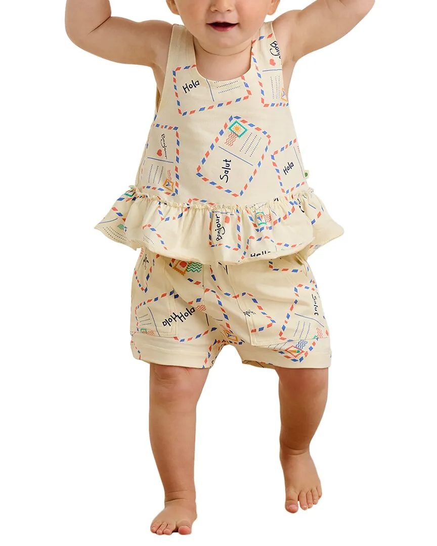 The Bonniemob Frill Top & Short Set