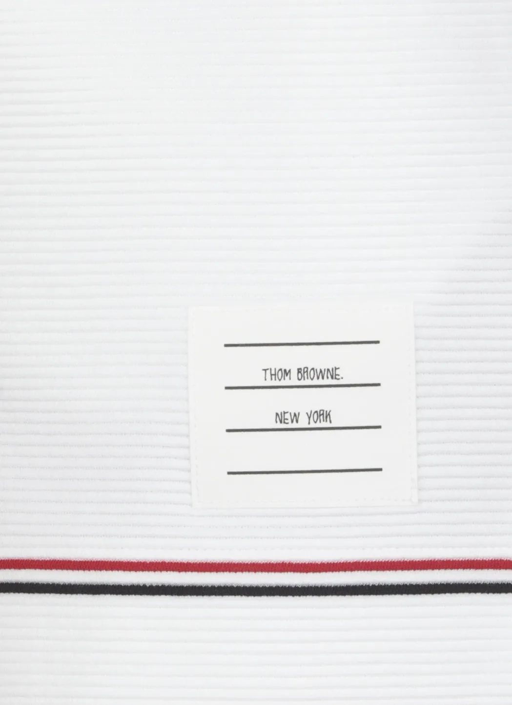 Thom Browne Logo Patch Drawstring Shorts