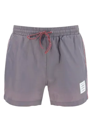 Thom Browne RWB-Stripe Drawstring Swim Shorts