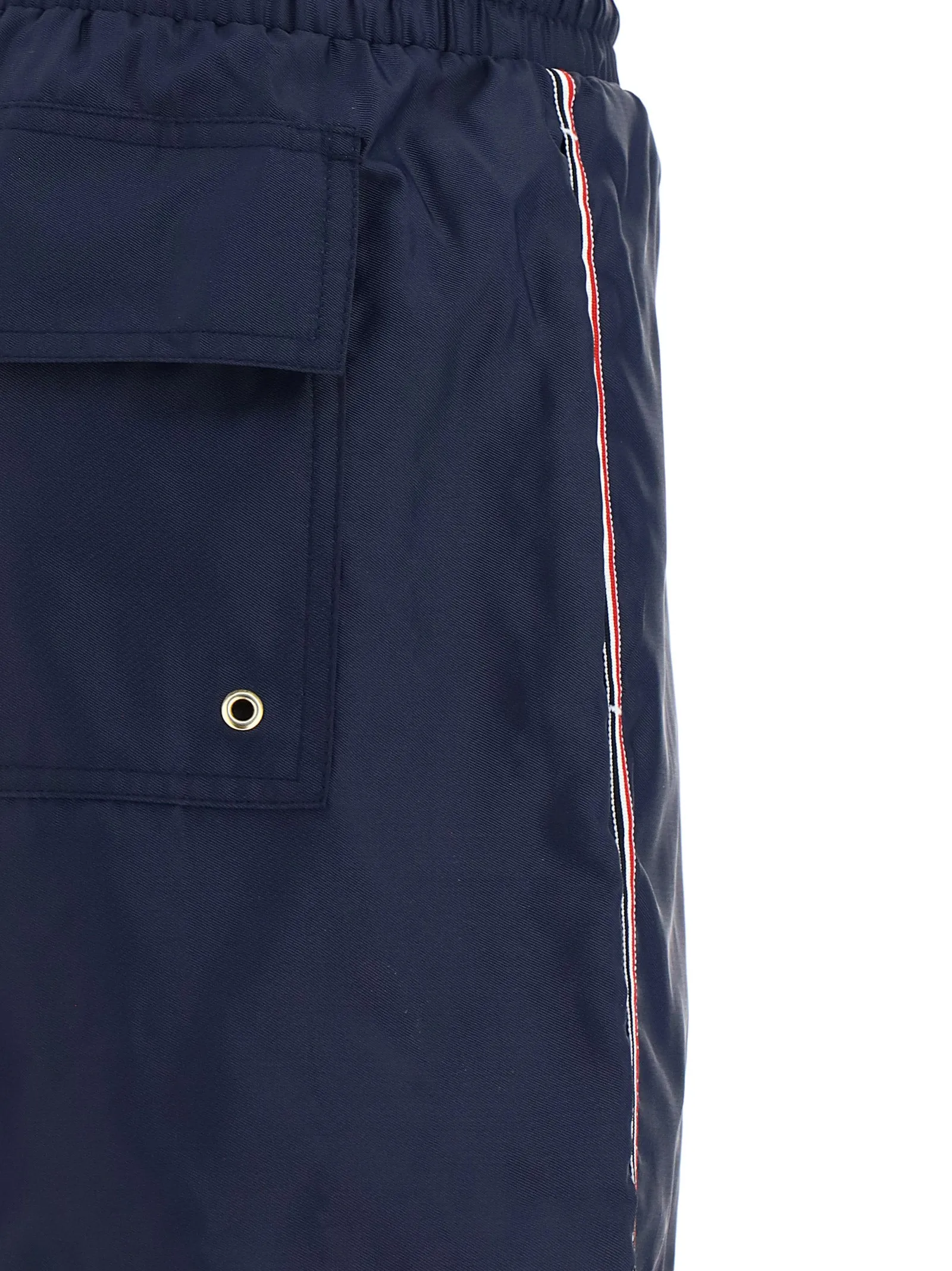 Thom Browne RWB-Stripe Drawstring Swim Shorts