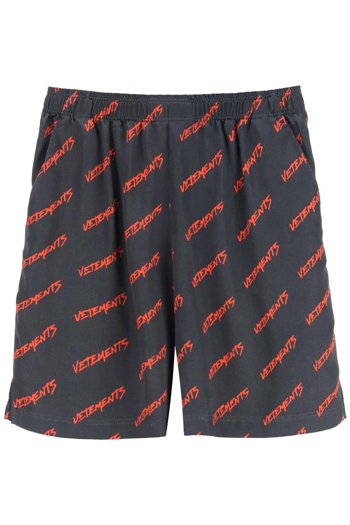 Vetements All-Over Logo Printed Shorts