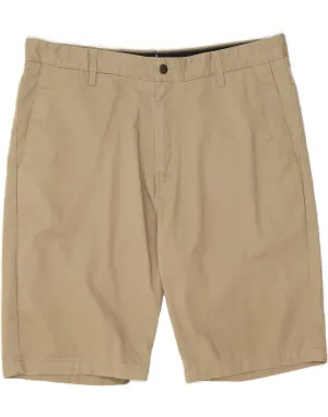 VOLCOM Mens Chino Shorts W38 XL Beige Cotton