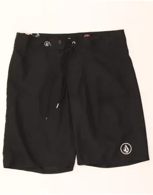 VOLCOM Mens Swimming Shorts Large  Black Polyester