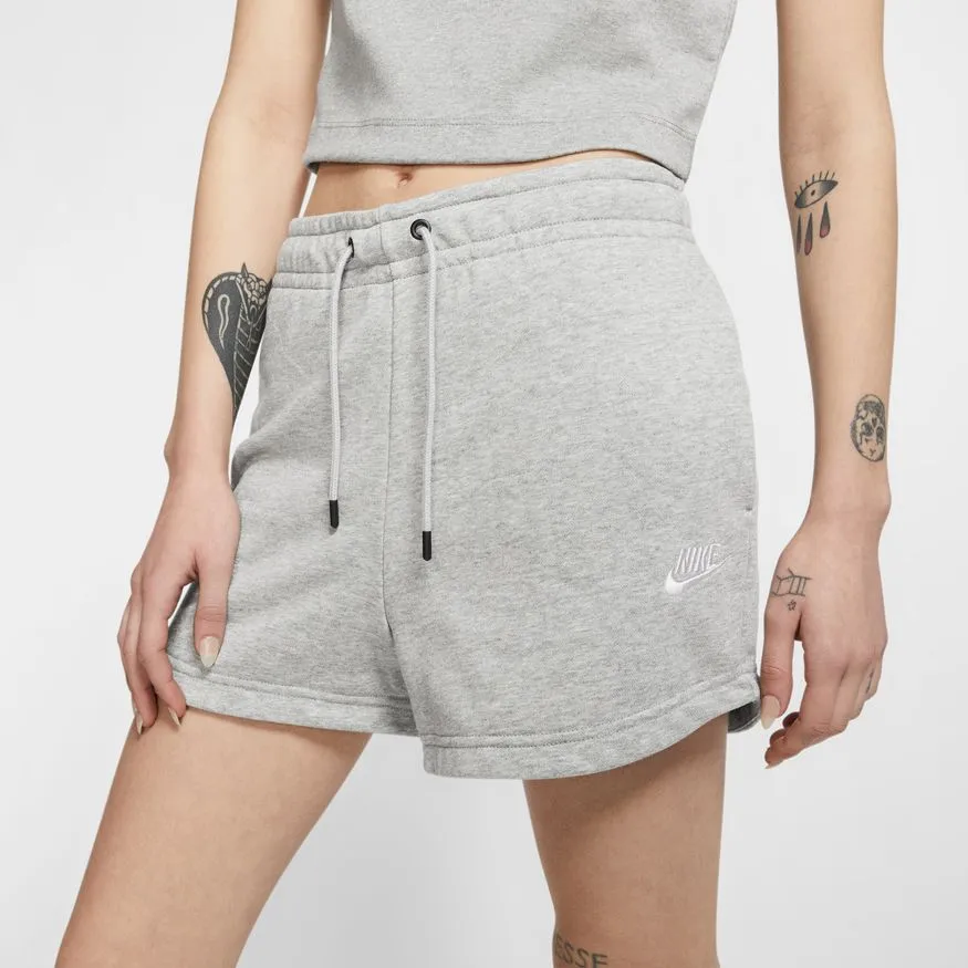 W FRENCH TERRY SHORTS GREY HEATHER