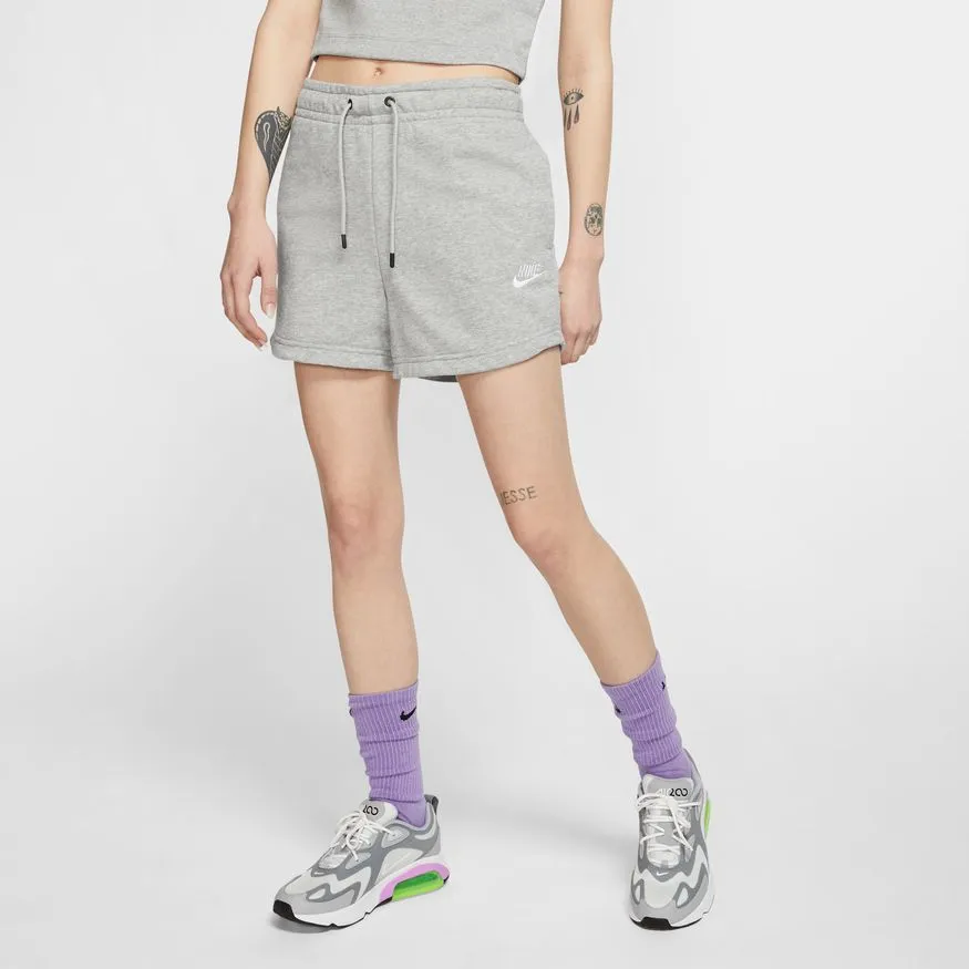 W FRENCH TERRY SHORTS GREY HEATHER