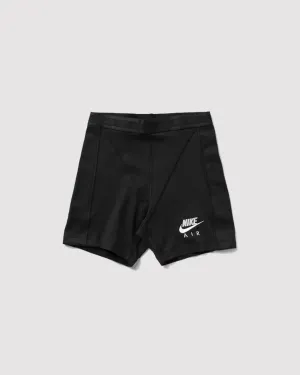 W NIKE AIR RIBBED SHORTS BLACK