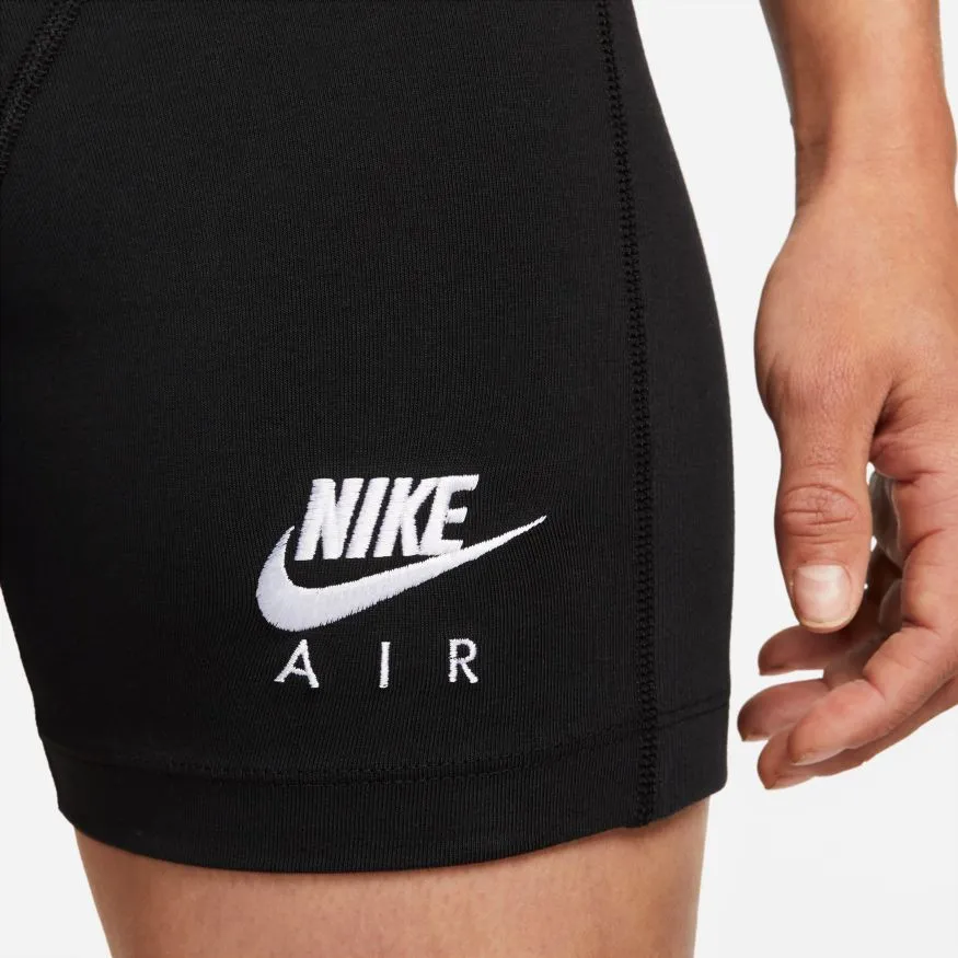 W NIKE AIR RIBBED SHORTS BLACK