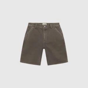 WASHED CANVAS WORK SHORT