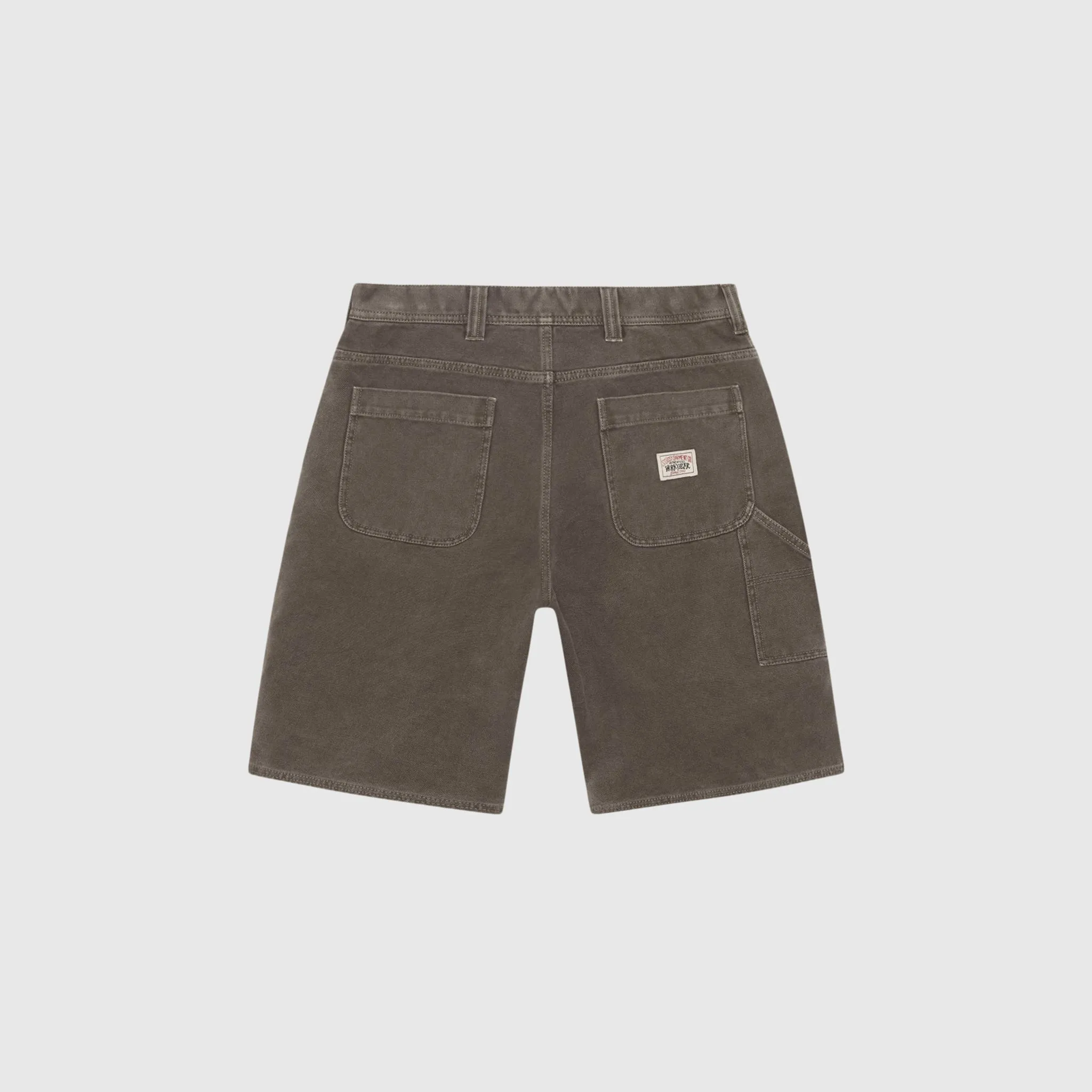 WASHED CANVAS WORK SHORT