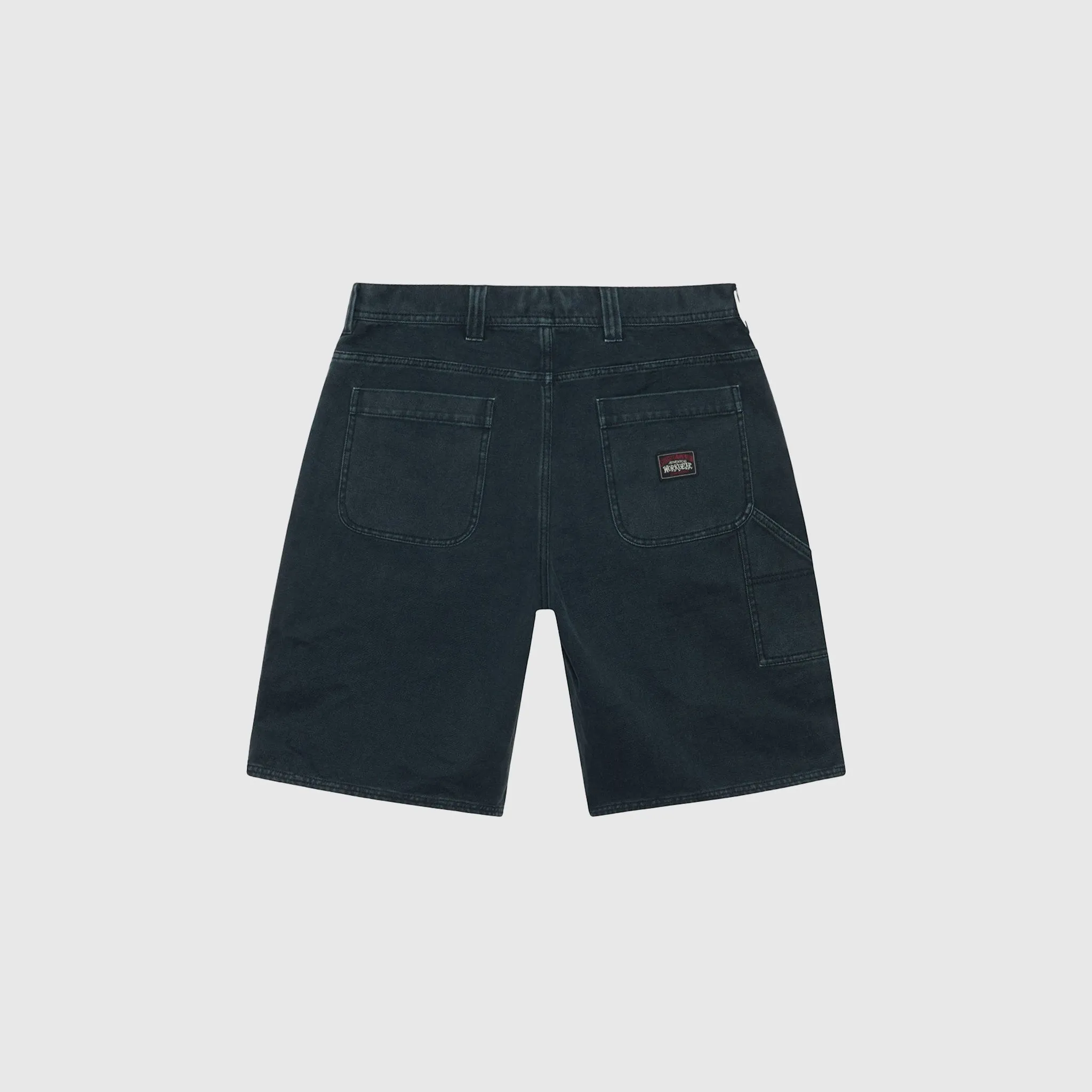 WASHED CANVAS WORK SHORT