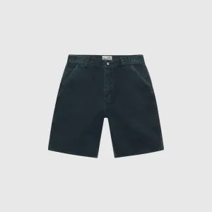 WASHED CANVAS WORK SHORT