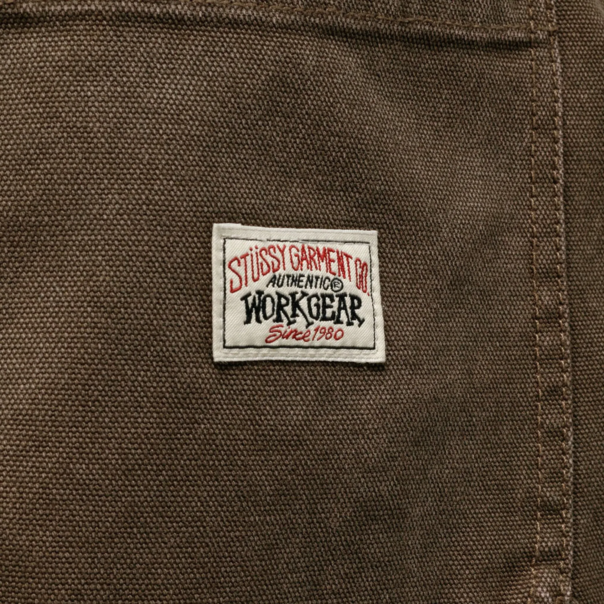 WASHED CANVAS WORK SHORT