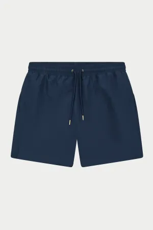 WATER REACTIVE EMBLEM SWIM SHORT - NAVY