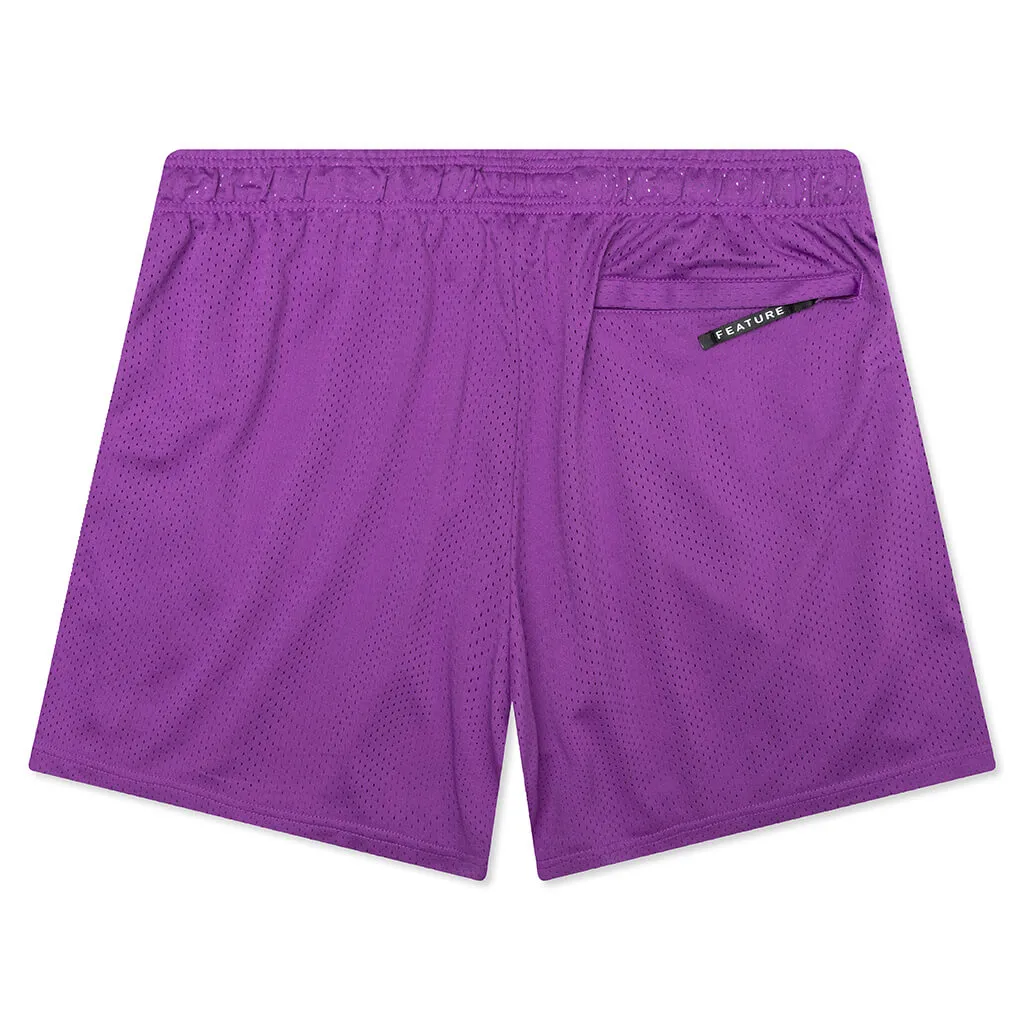 West Mesh Shorts - Purple