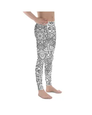 White & Black Mandala Meggings