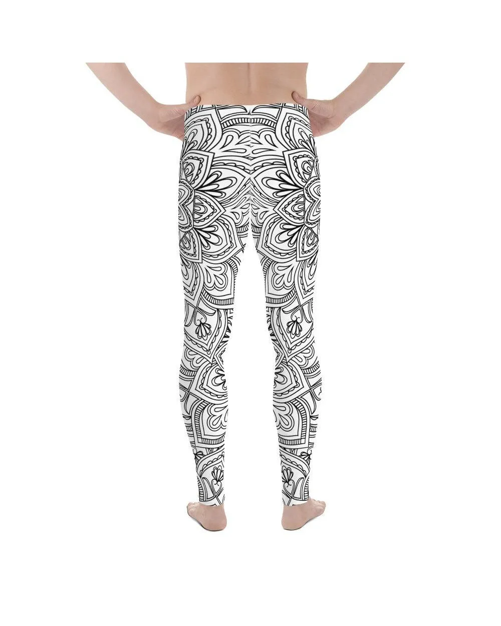 White & Black Mandala Meggings