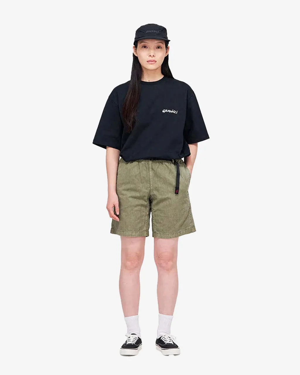 WMNS G-Short Pigment Dye Herb Pigment