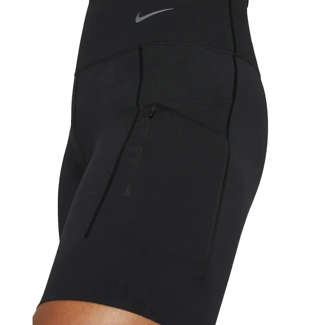 Womens Nike Go Firm-Support High-Waisted 8 Biker Shorts with Pockets