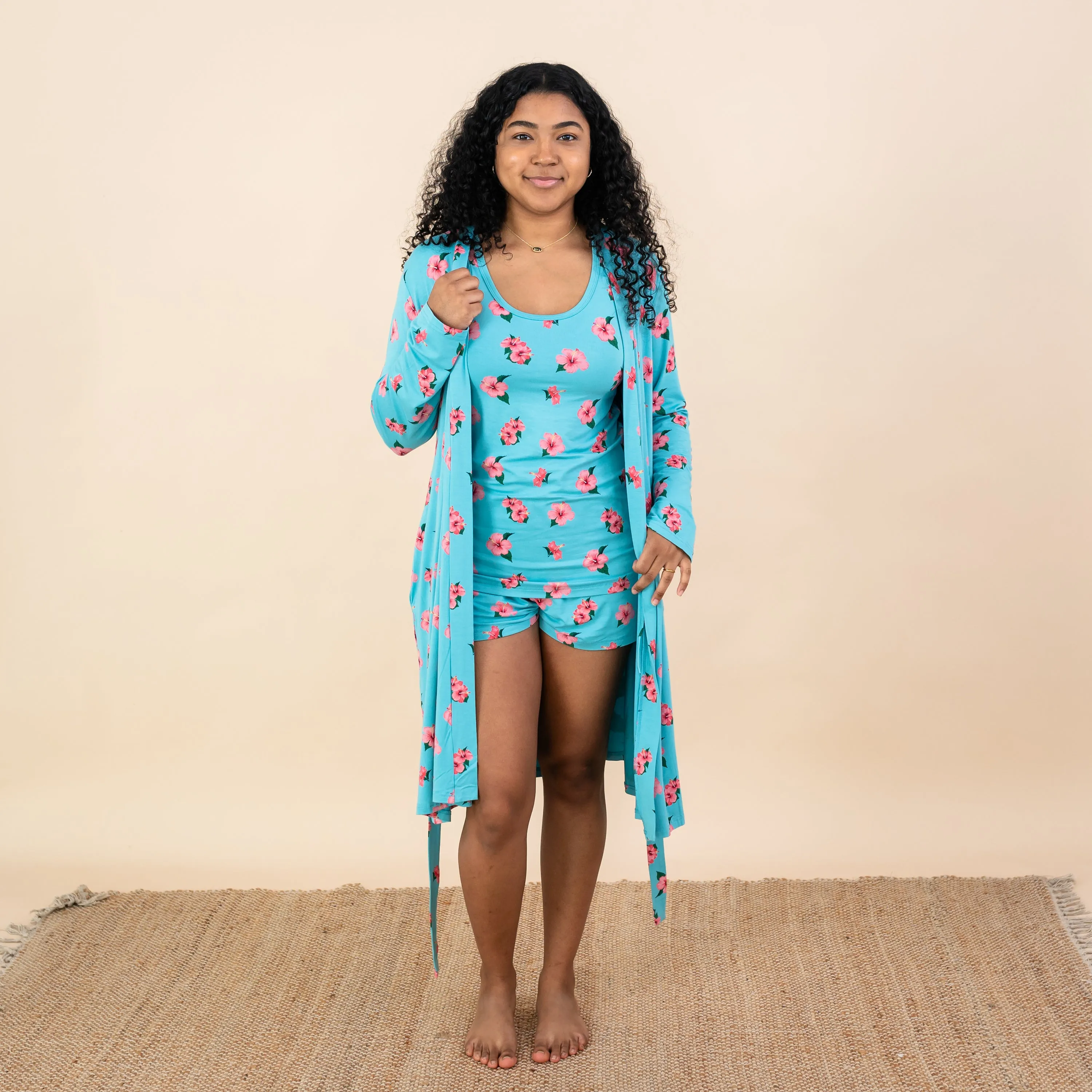 Women’s Tank Set in Hibiscus