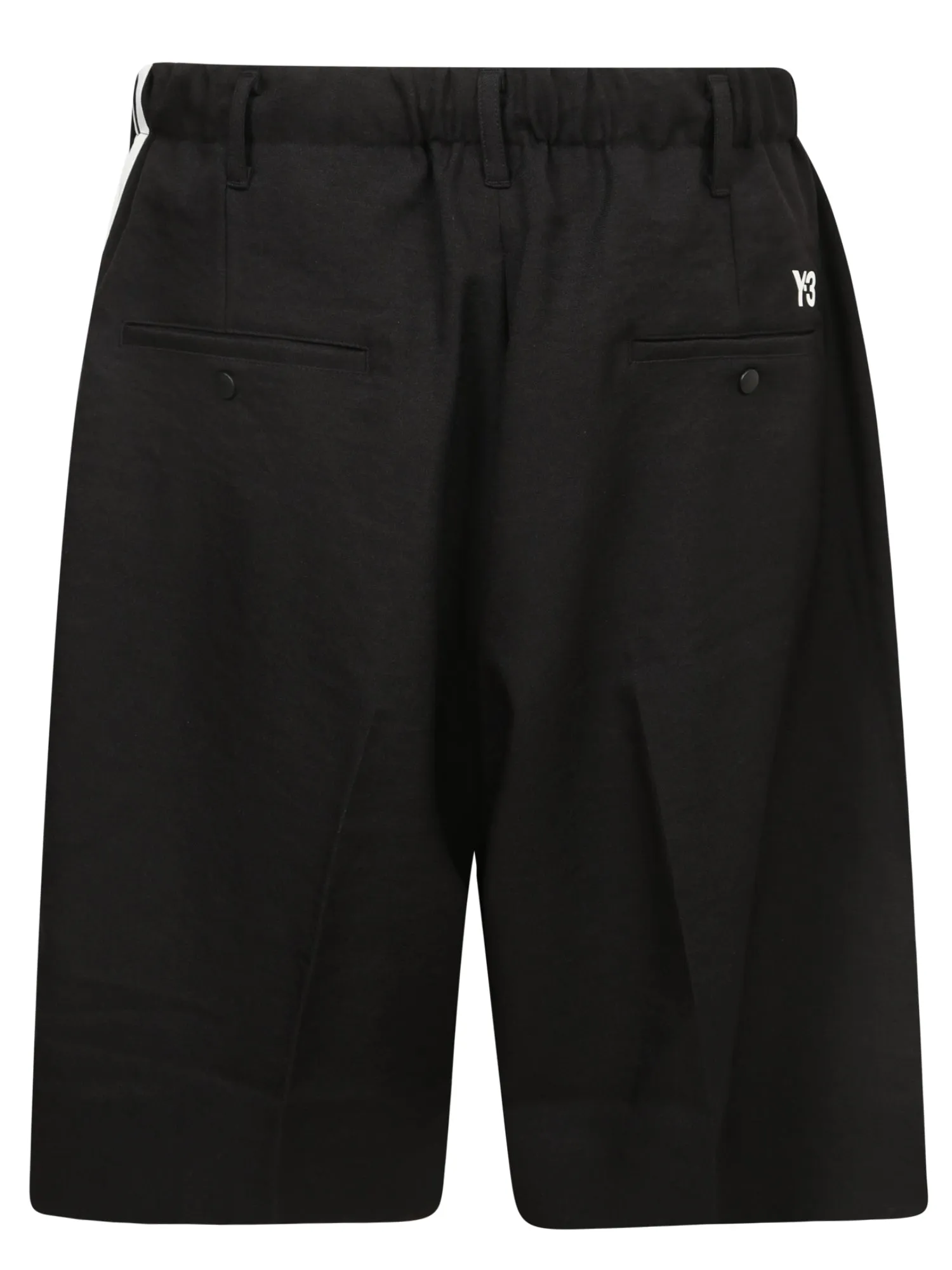 Y-3 Logo Printed Drawstring Shorts