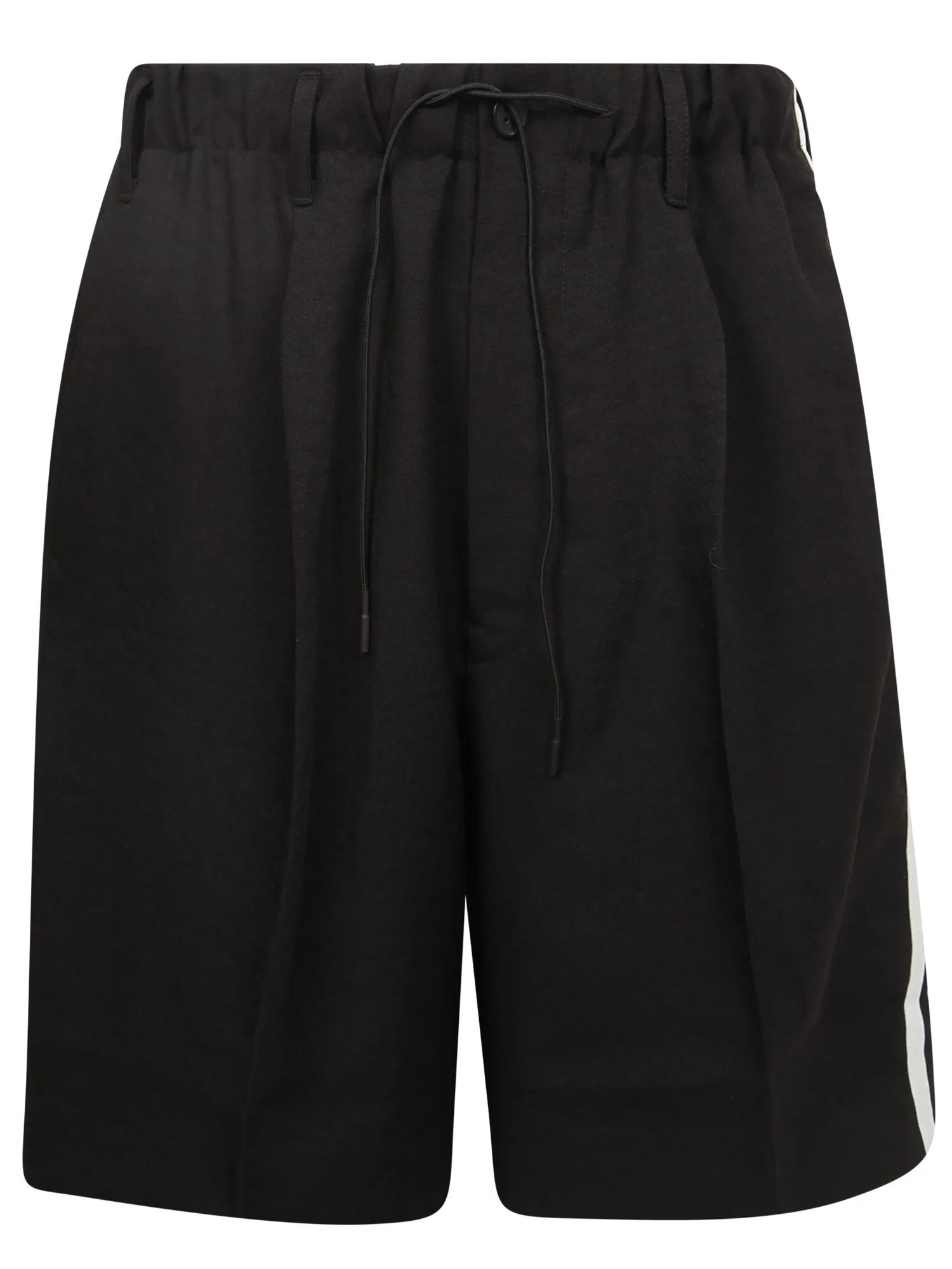 Y-3 Logo Printed Drawstring Shorts
